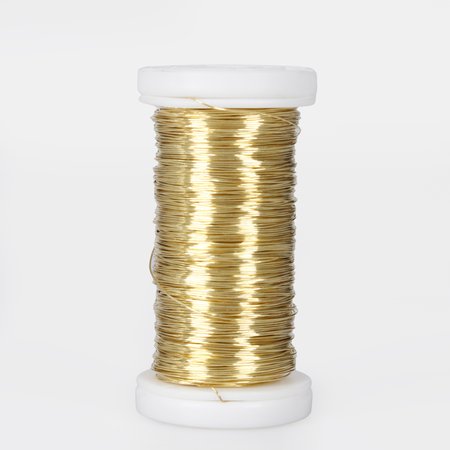 Brass wound wire - reel 70 g