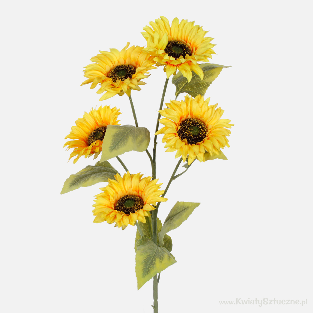 Sunflower x 5 L782 Artificial sunflower stem