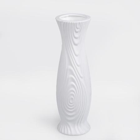 White ceramic vase