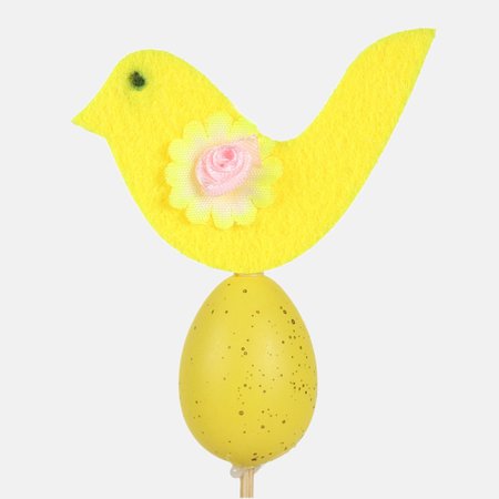 Eggs with decoration on a stick